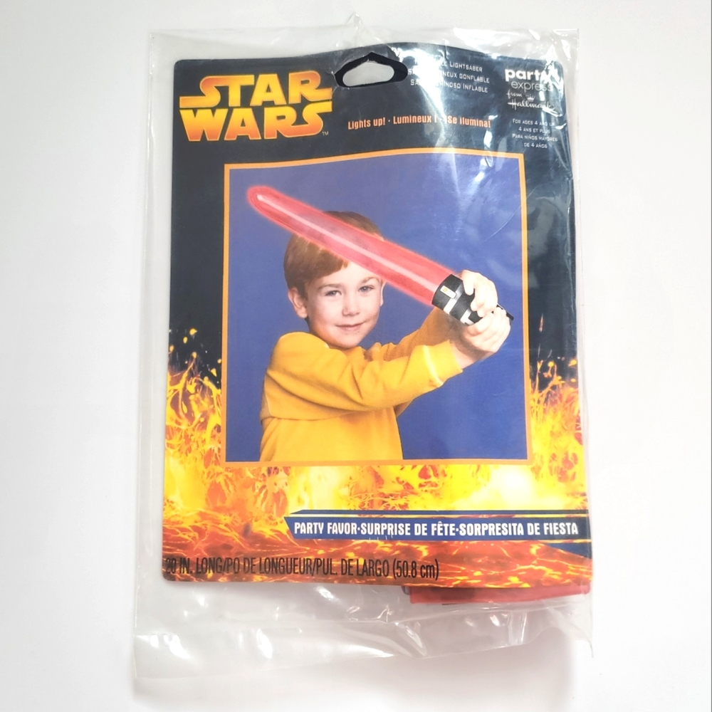 Stars Wars Inflatable Lightsaber Party Favor Party Express from Hallmark NWT